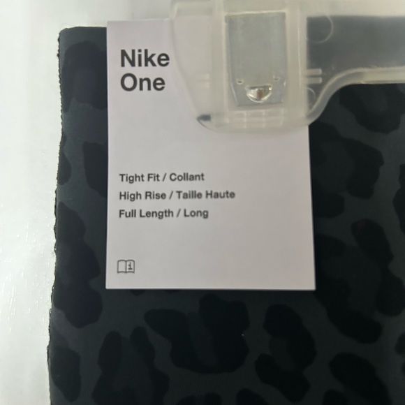 Nike Grey Leopard Leggings - Picture 6 of 11